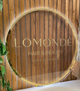 Custom Circle Halo Sign