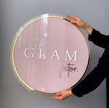 Custom Circle Halo Sign