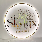 Custom Circle Halo Sign