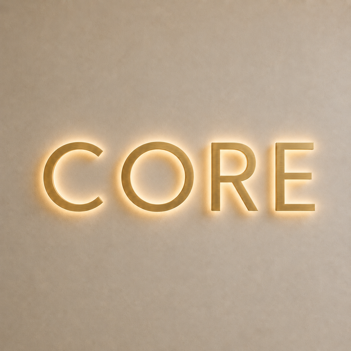Core Backlit Letter Sign