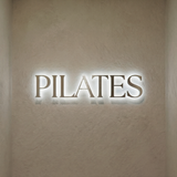 Pilates Backlit Letter Sign