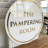 Custom Circle Halo Sign