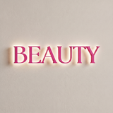 Beauty Backlit Letter Sign