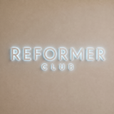 Reformer Club Backlit Letter Sign