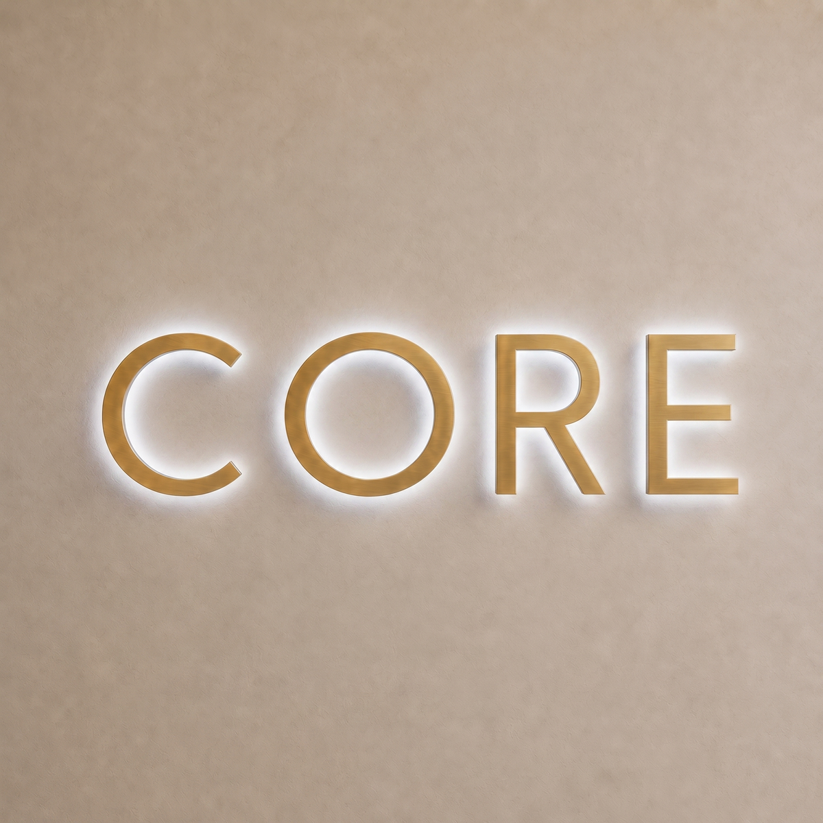 Core Backlit Letter Sign