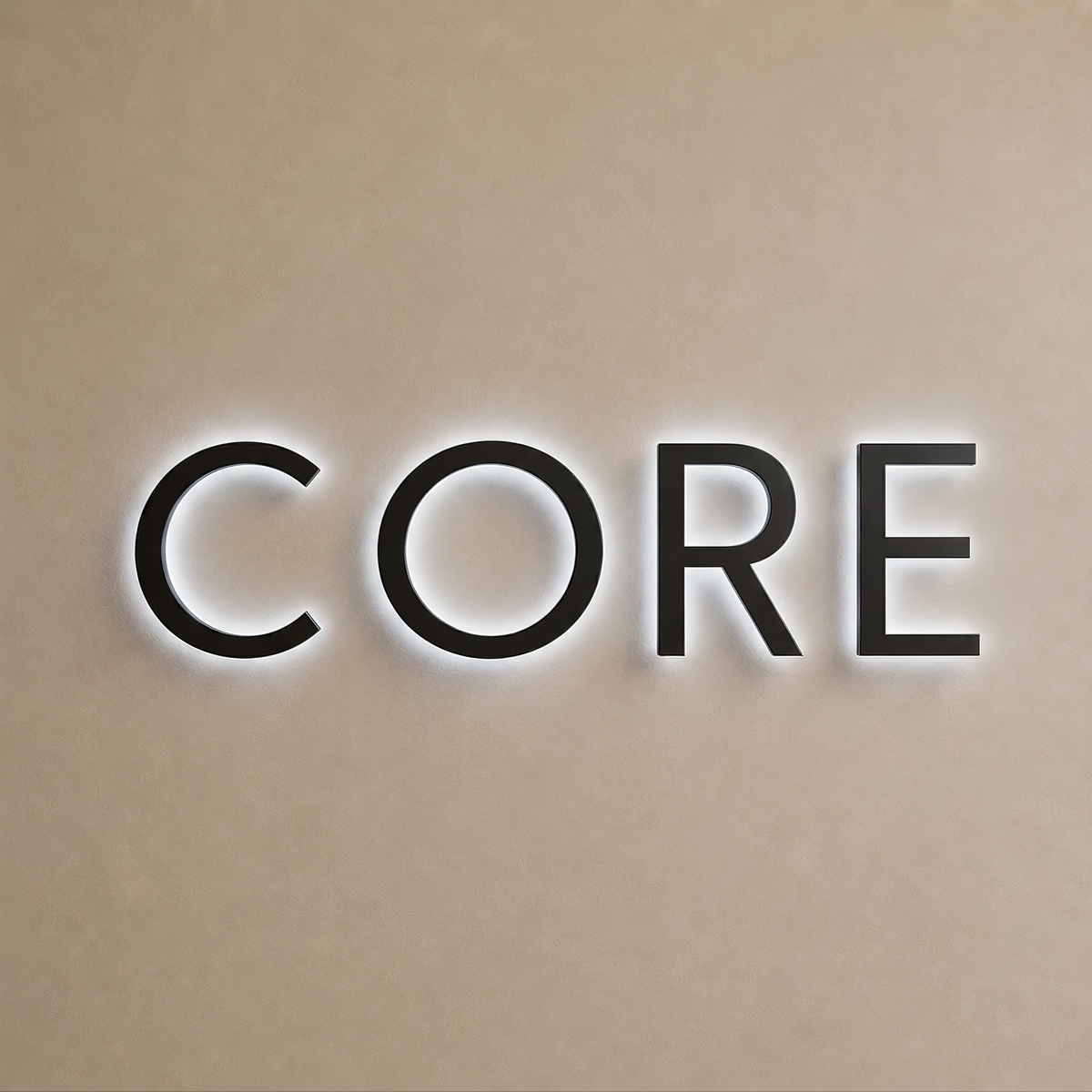 Core Backlit Letter Sign