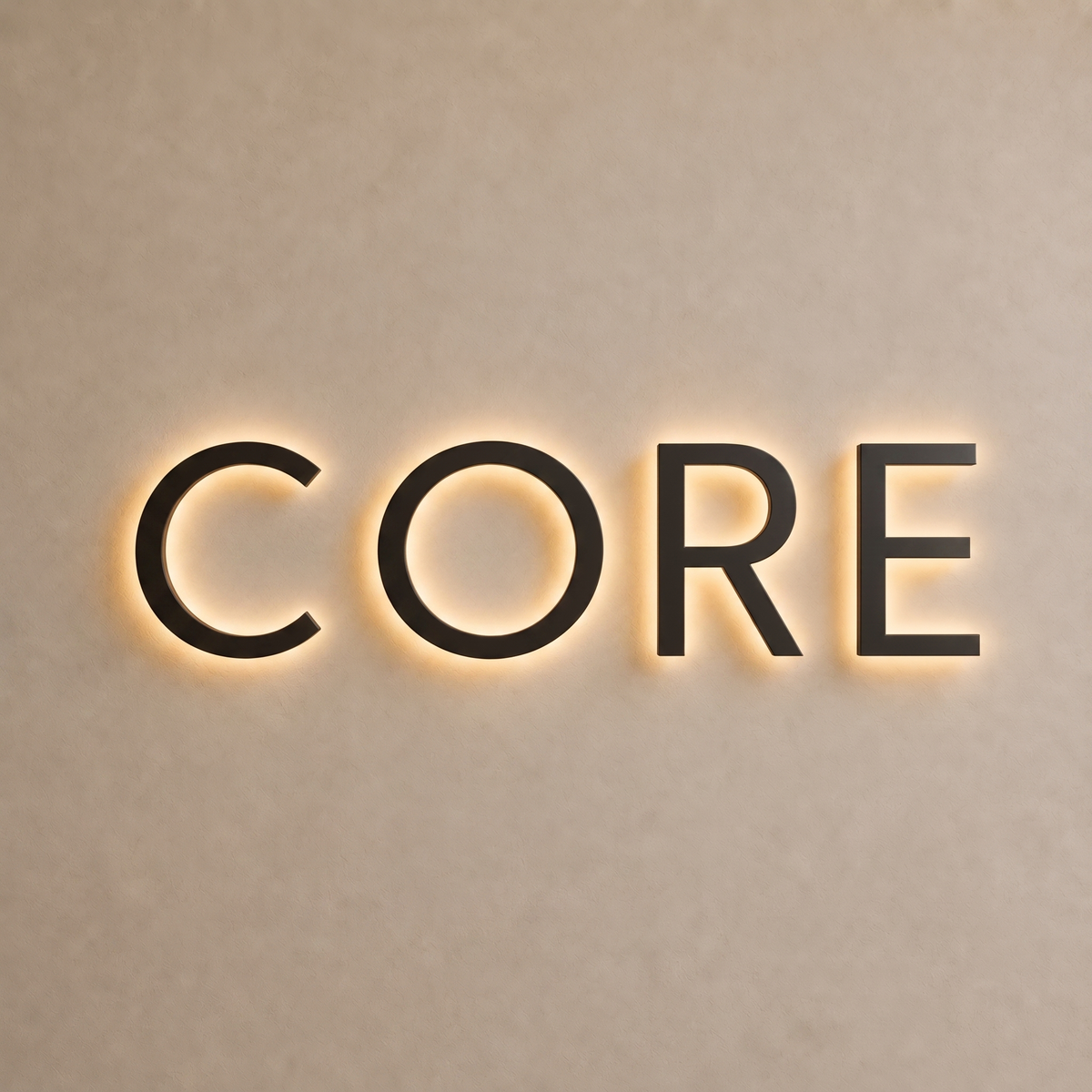 Core Backlit Letter Sign