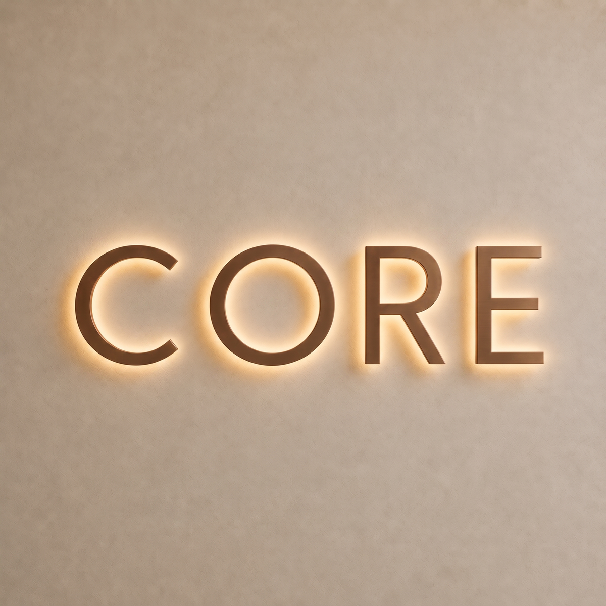 Core Backlit Letter Sign