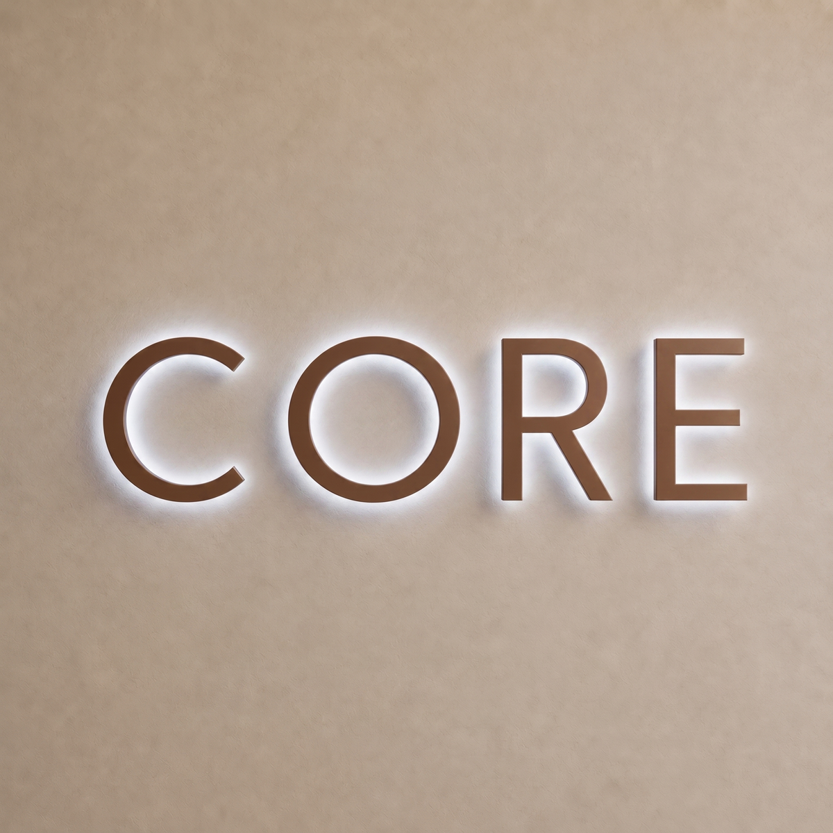 Core Backlit Letter Sign