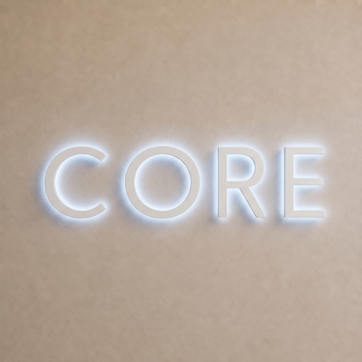 Core Backlit Letter Sign