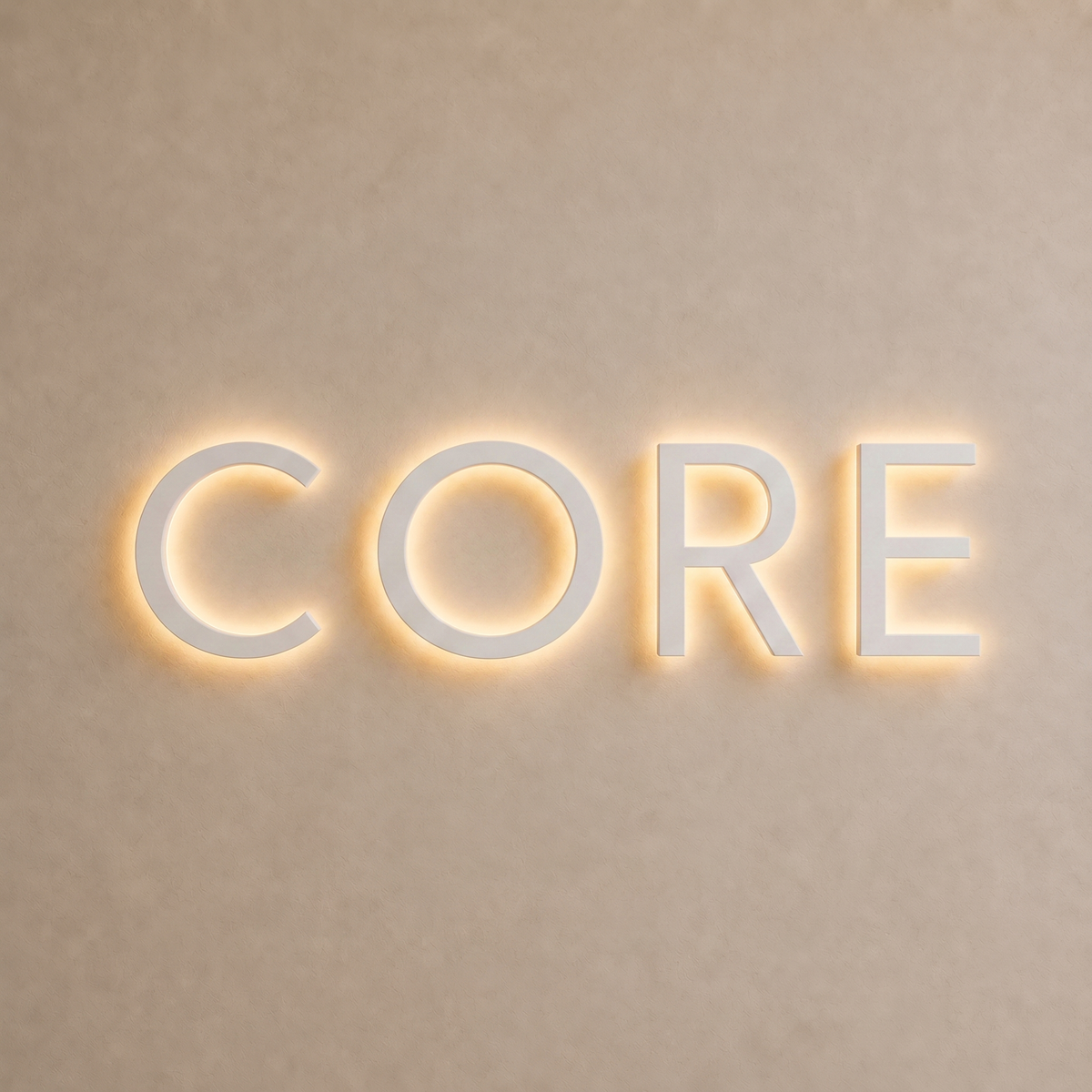 Core Backlit Letter Sign