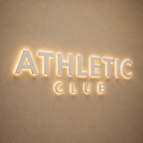 Athletic Club Backlit Letter Sign
