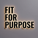 Fit For Purpose Backlit Letter Sign