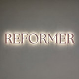 Reformer Backlit Letter Sign