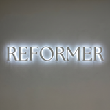 Reformer Backlit Letter Sign