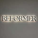 Reformer Backlit Letter Sign