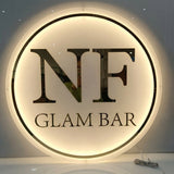 Custom Circle Halo Sign